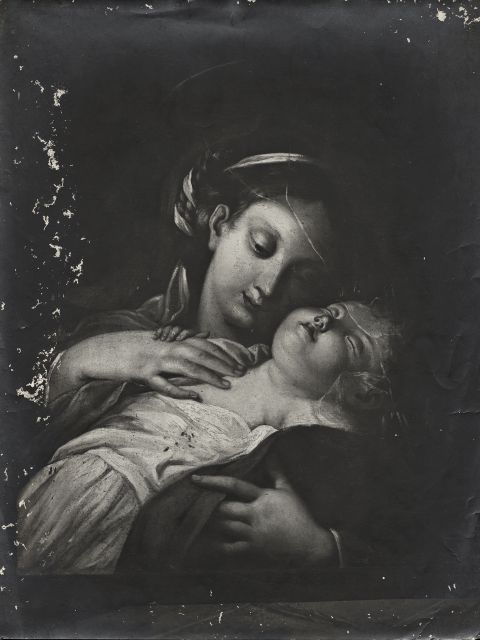 Anonimo — Anonimo - sec. XVII/ XVIII - Madonna con Bambino — insieme